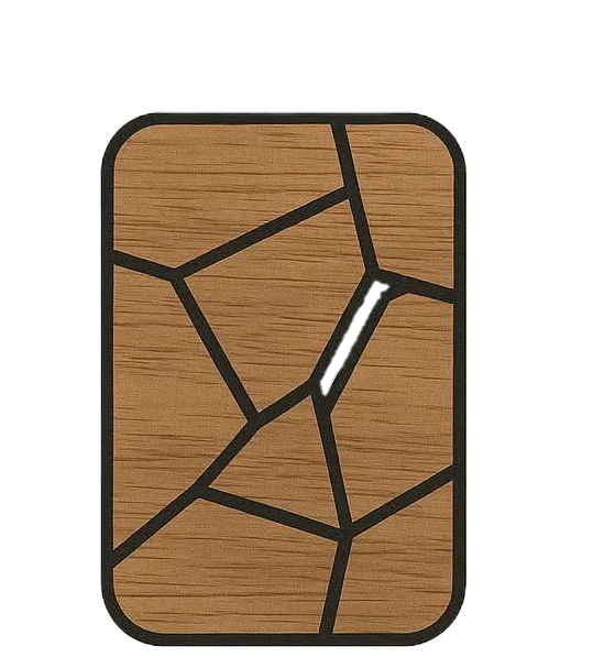 Wooden fidget spinner